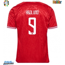 Danmark Rasmus Hojlund #9 Hjemmedrakt EM 2024 Kortermet